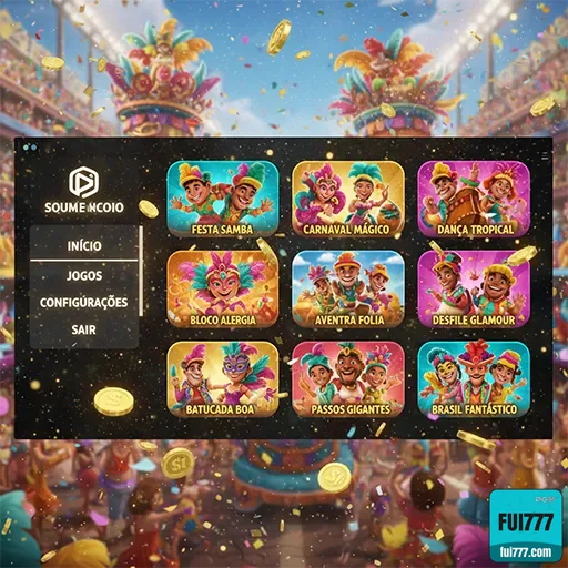 fui777 - app exclusivo - Interface do App