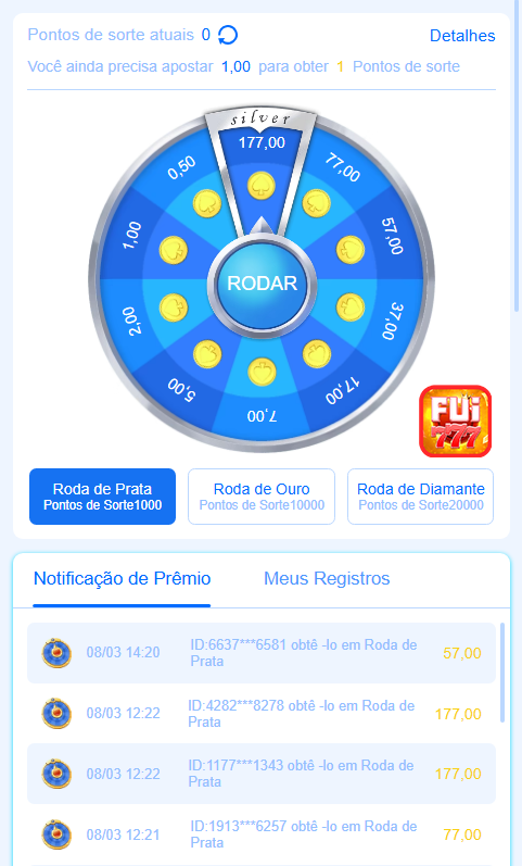 Segurança App fui777.com